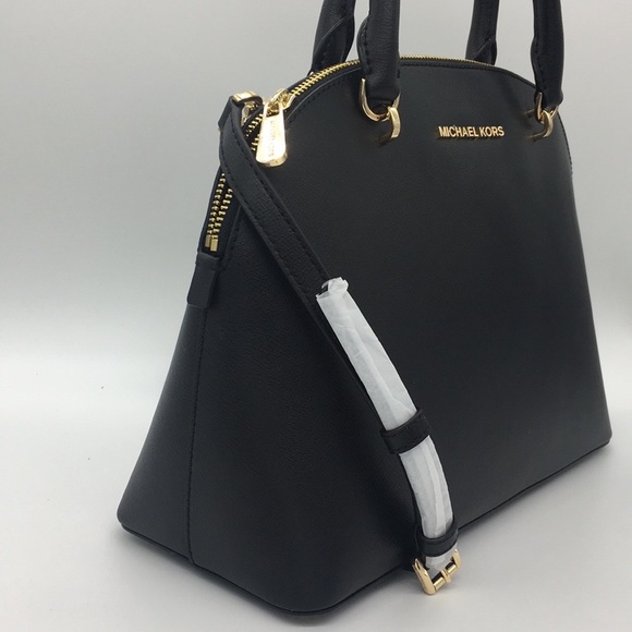 MICHAEL KORS EMMY LG DOME SATCHEL BLACK 35H9GY3S3L - Picture 3 of 8